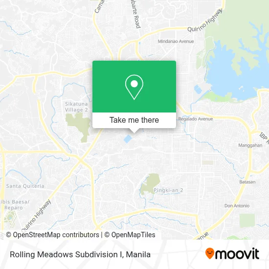 Rolling Meadows Subdivision I map