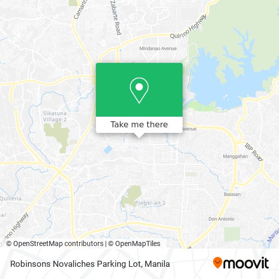Robinsons Novaliches Parking Lot map