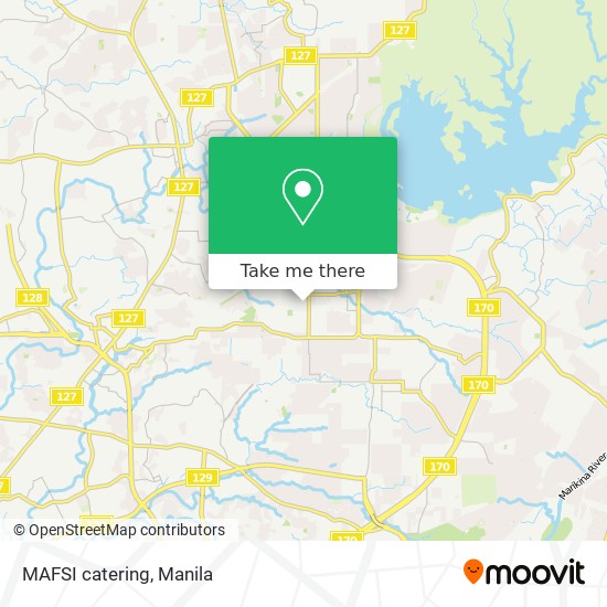 MAFSI catering map