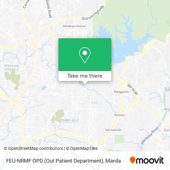 FEU-NRMF OPD (Out Patient Department) map