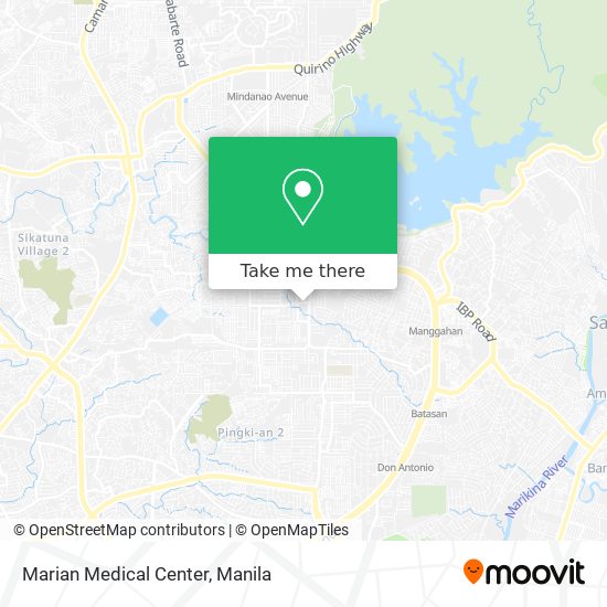 Marian Medical Center map