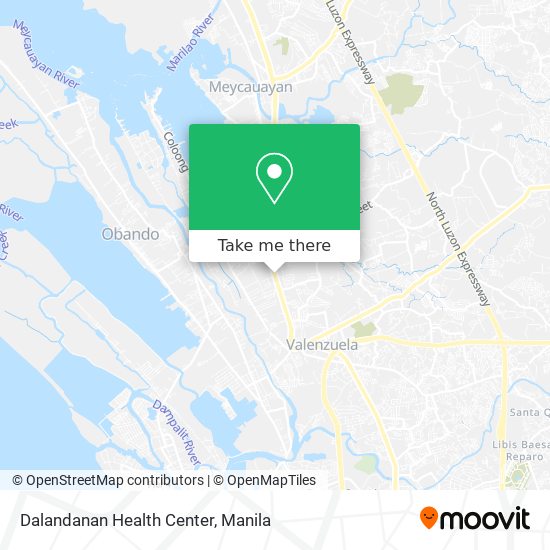 Dalandanan Health Center map