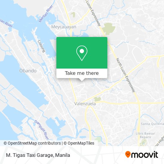 M. Tigas Taxi Garage map