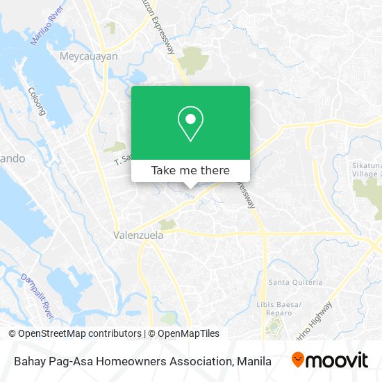 Bahay Pag-Asa Homeowners Association map