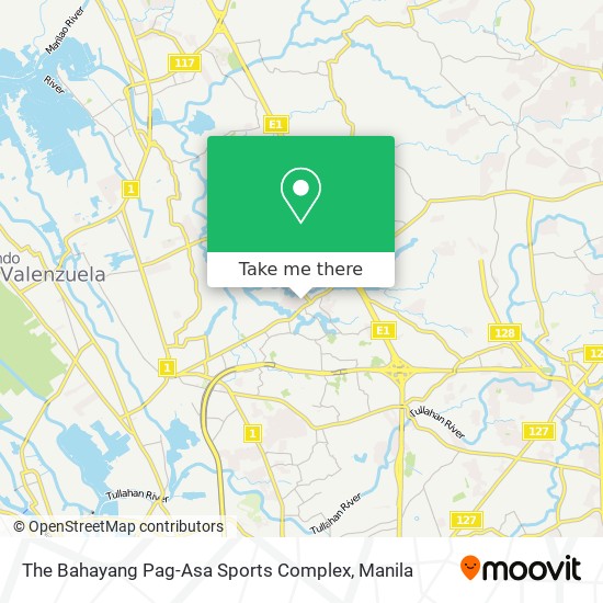 The Bahayang Pag-Asa Sports Complex map