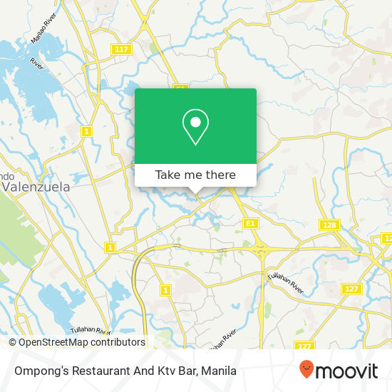 Ompong's Restaurant And Ktv Bar map