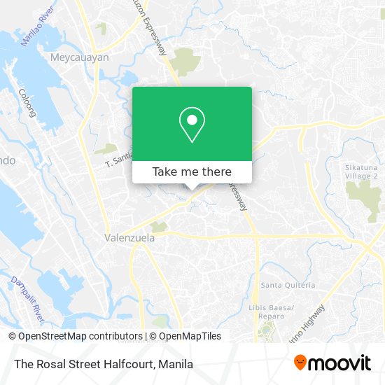 The Rosal Street Halfcourt map