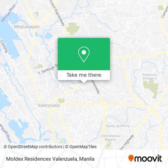 Moldex Residences Valenzuela map