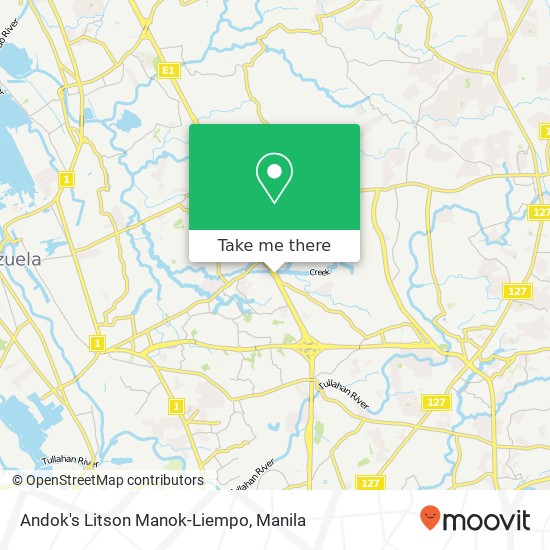 Andok's Litson Manok-Liempo map