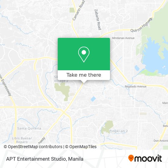 APT Entertainment Studio map