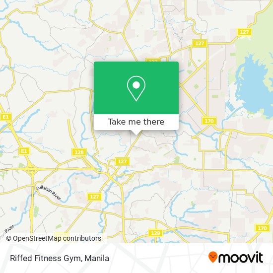 Riffed Fitness Gym map