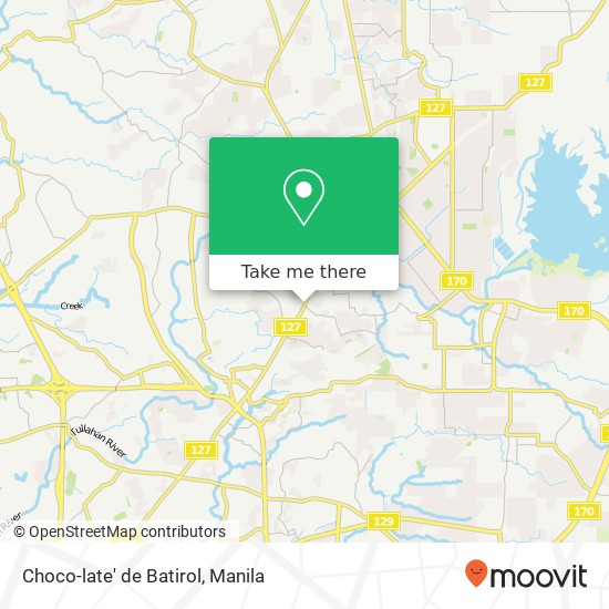 Choco-late' de Batirol map