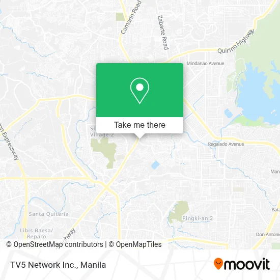 TV5 Network Inc. map