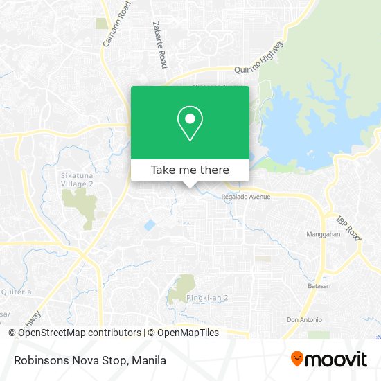 Robinsons Nova Stop map