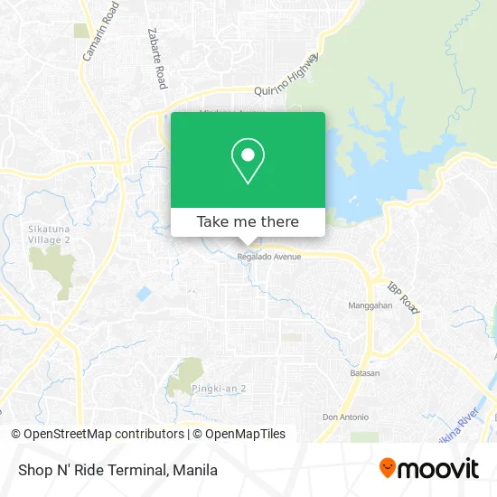 Shop N' Ride Terminal map