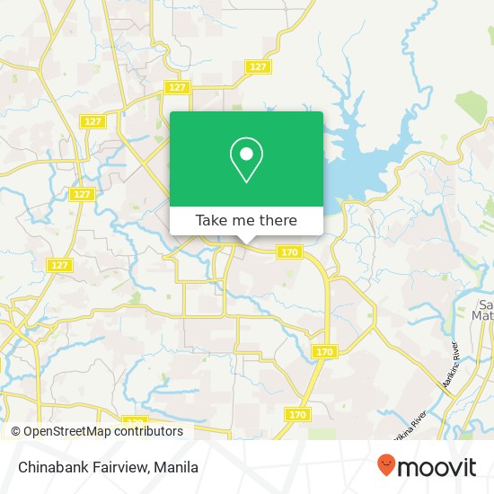 Chinabank Fairview map