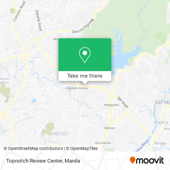 Topnotch Review Center map