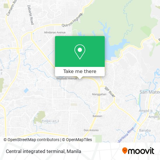 Central integrated terminal map