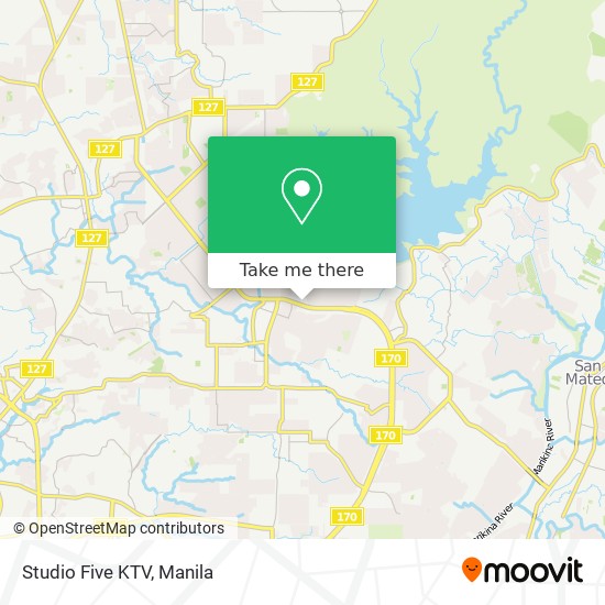 Studio Five KTV map
