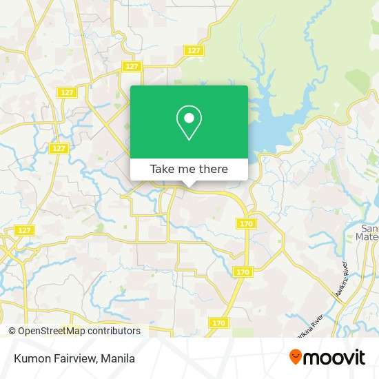 Kumon Fairview map