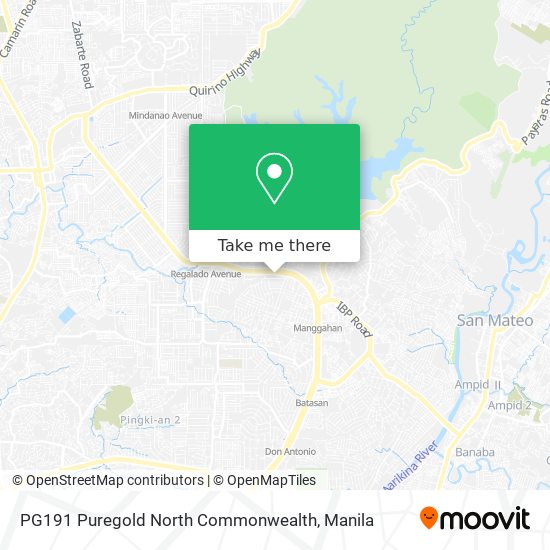 PG191 Puregold North Commonwealth map