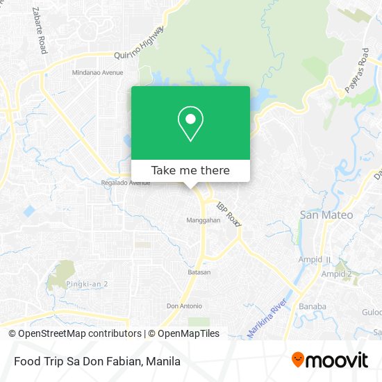 Food Trip Sa Don Fabian map