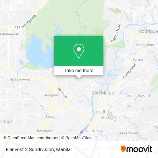 Filinvest 2 Subdivision map
