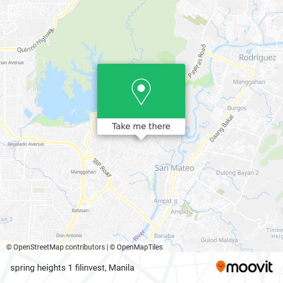 spring heights 1 filinvest map