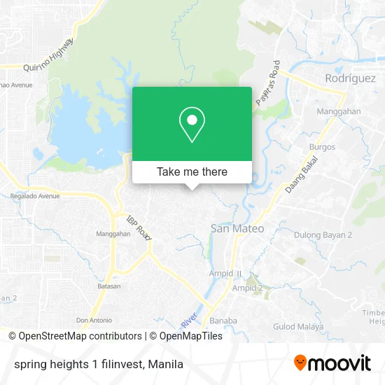 spring heights 1 filinvest map