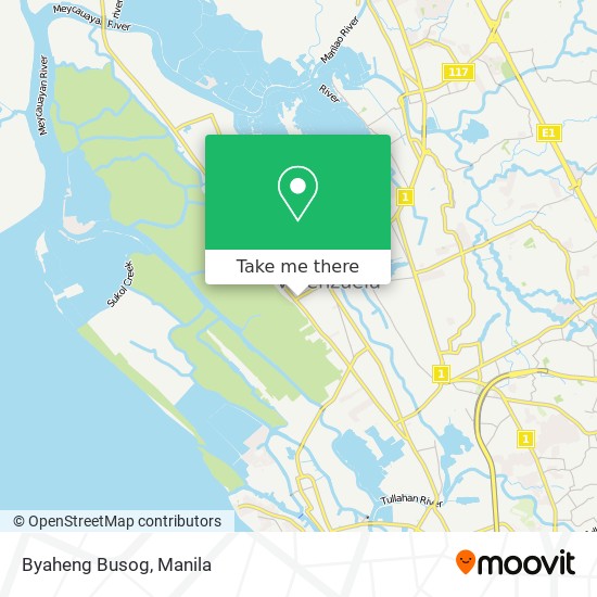 Byaheng Busog map