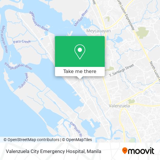 Valenzuela City Emergency Hospital map