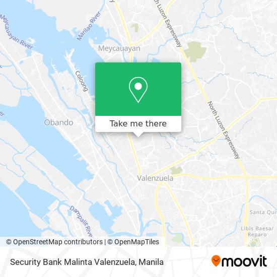 Security Bank Malinta Valenzuela map