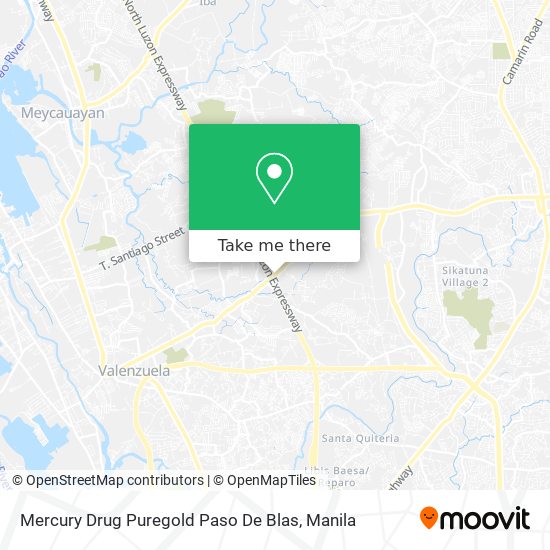 Mercury Drug Puregold Paso De Blas map