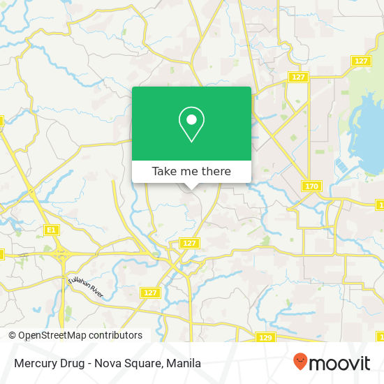 Mercury Drug - Nova Square map