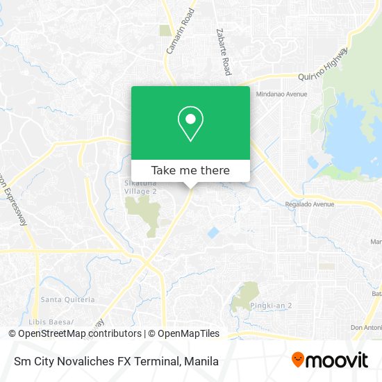 Sm City Novaliches FX Terminal map