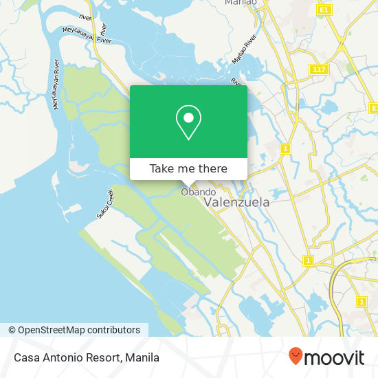 Casa Antonio Resort map