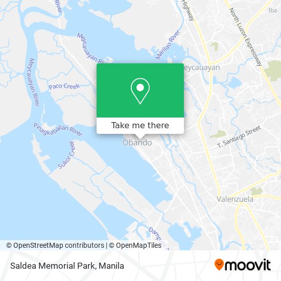 Saldea Memorial Park map