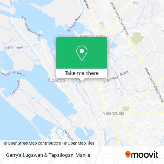 Garry's Lugawan & Tapsilogan map