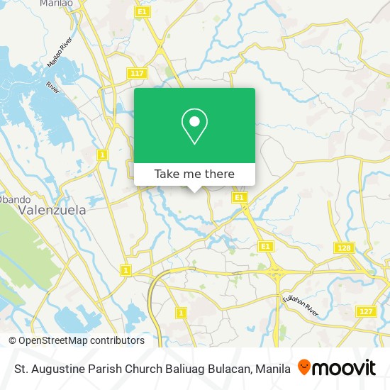 St. Augustine Parish Church Baliuag Bulacan map