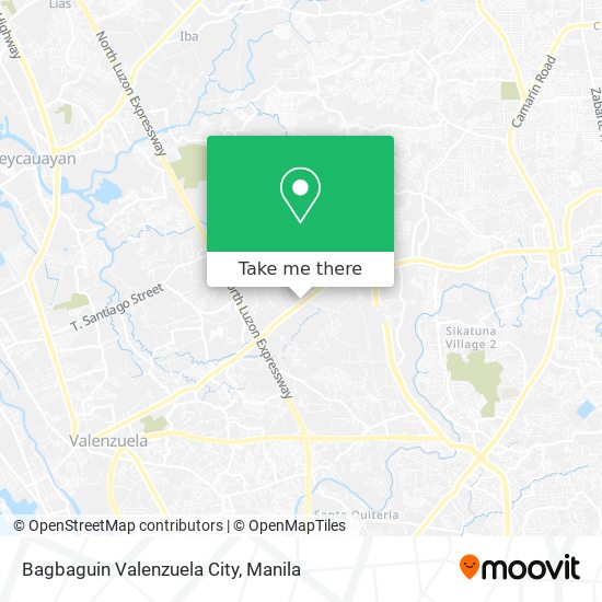 Bagbaguin Valenzuela City map