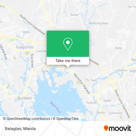 Balagtas map