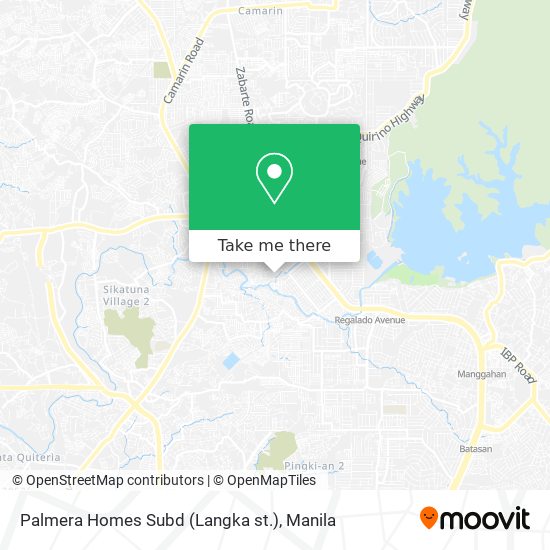 Palmera Homes Subd (Langka st.) map