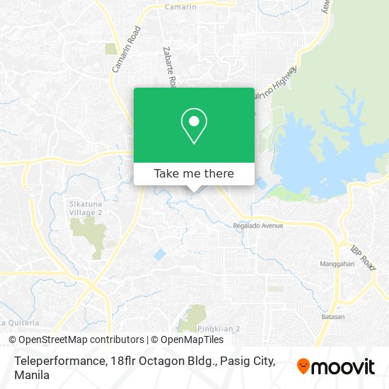 Teleperformance, 18flr Octagon Bldg., Pasig City map