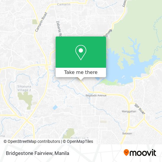 Bridgestone Fairview map