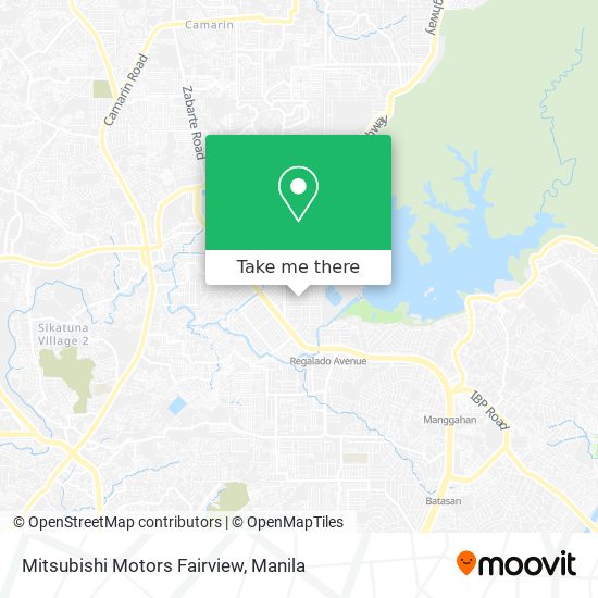 Mitsubishi Motors Fairview map