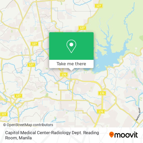 Capitol Medical Center-Radiology Dept. Reading Room map