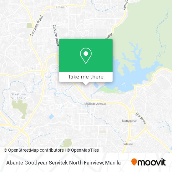 Abante Goodyear Servitek North Fairview map