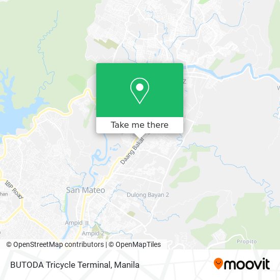 BUTODA Tricycle Terminal map