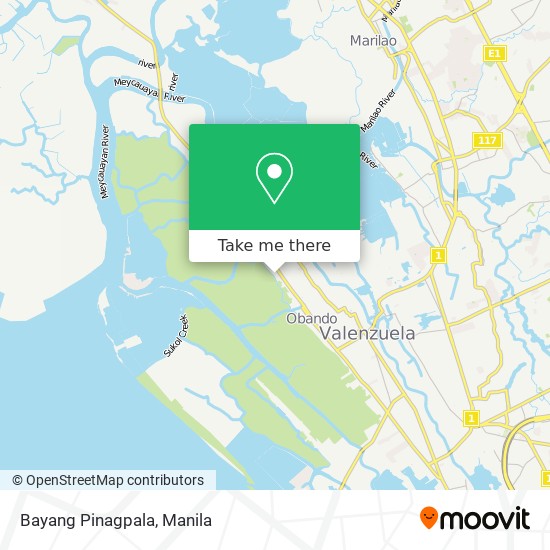 Bayang Pinagpala map