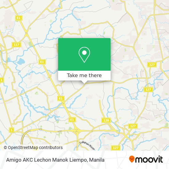 Amigo AKC Lechon Manok Liempo map